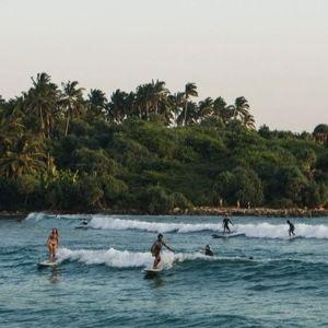 Surfing on Our Honeymoon