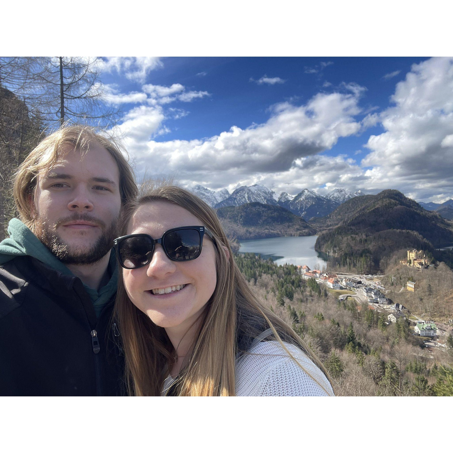 View from the walk along Neuschwanstein Castle, Germany