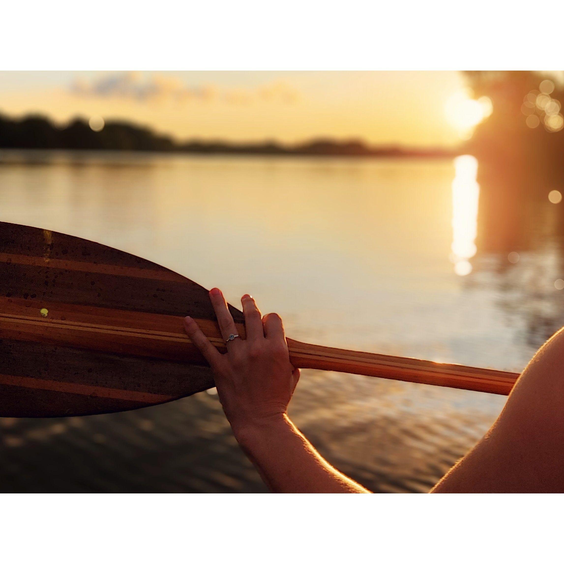 Not wanting to risk losing a keepsake ring in the BWCA, Strwuve proposed with a "placeholder." He gave Becky a forever ring in July 2025.