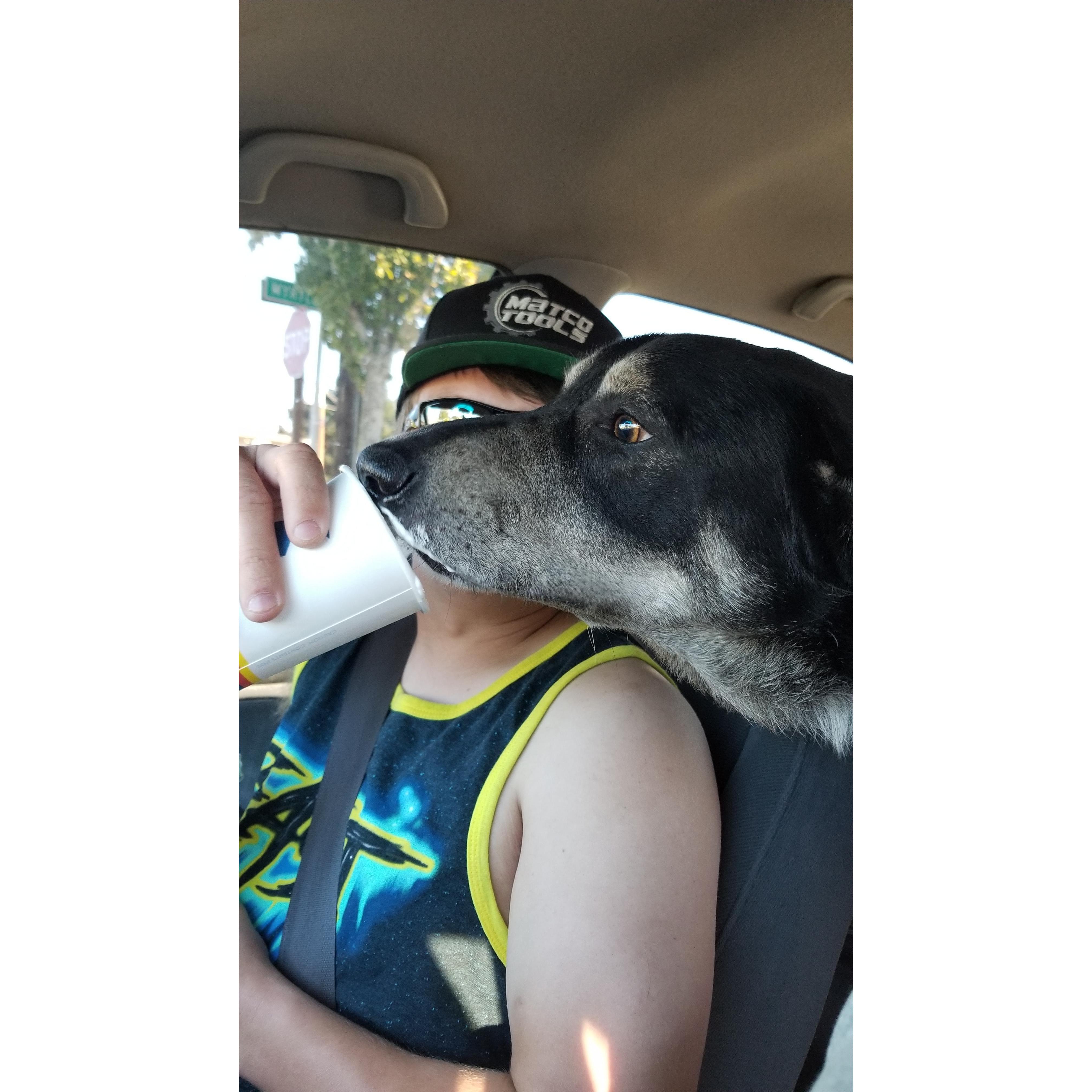 Duke says "Thanks Dad!"