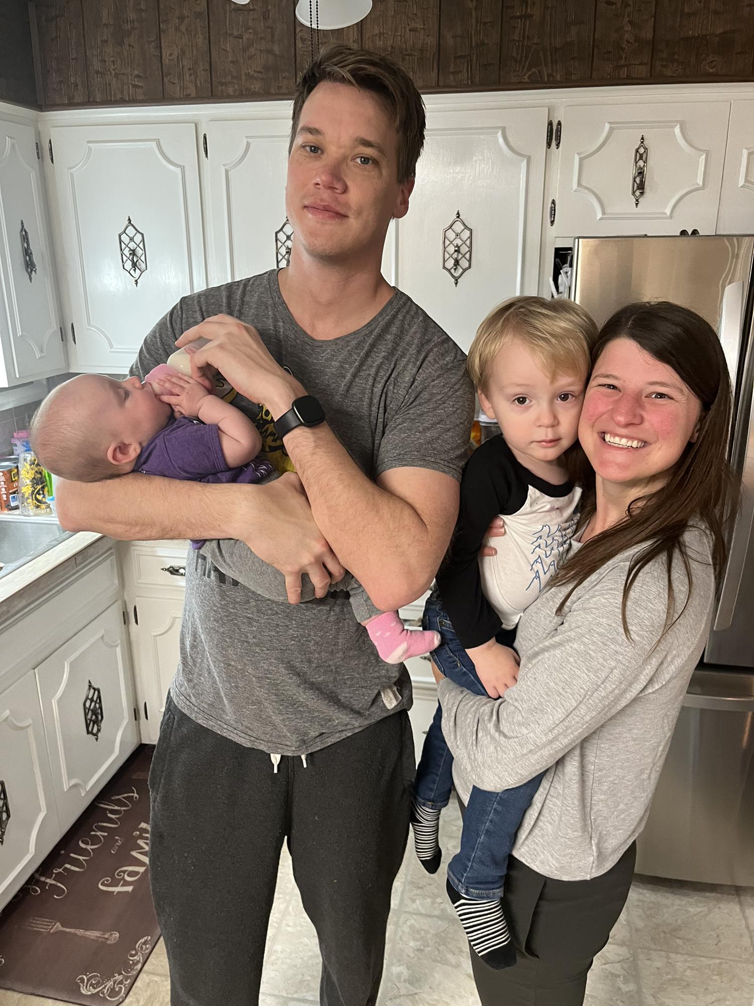 Our niece Piper and nephew Owen