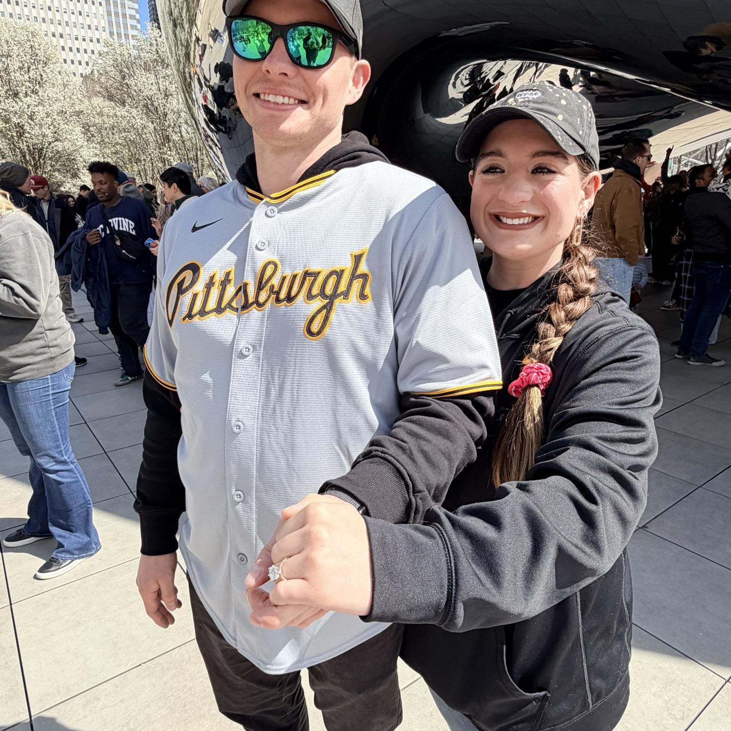 Cheesin with my fiancé 😆