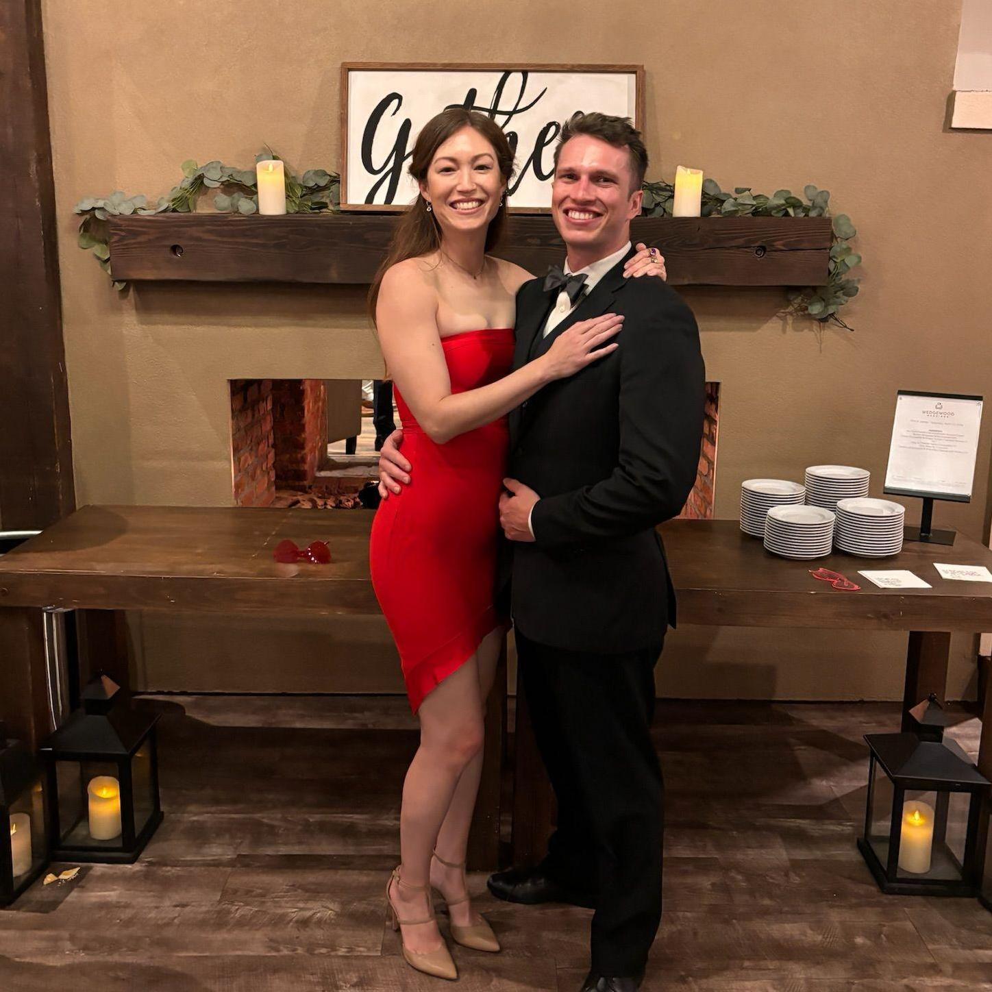Dressing up for a wedding