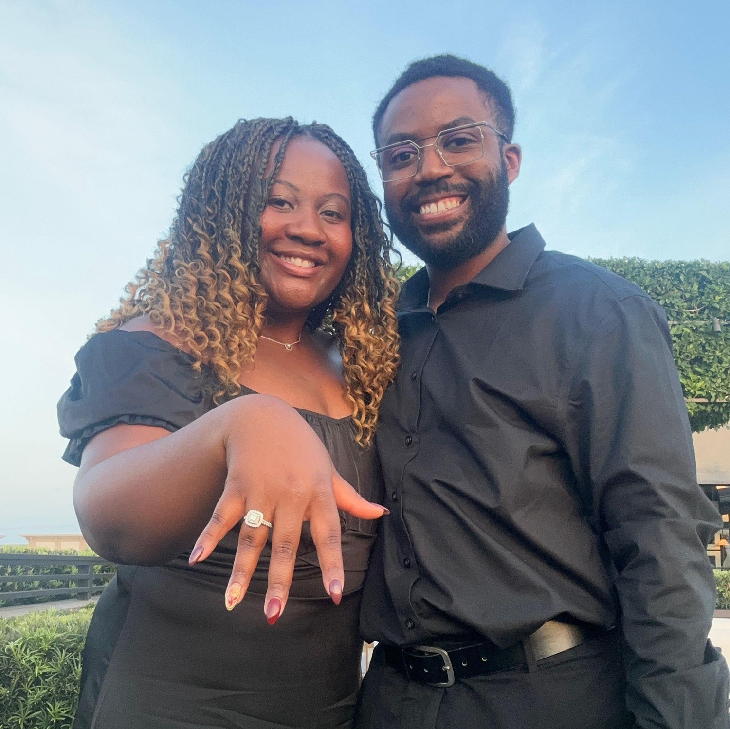 May 24th, 2025 - Sir'Darius proposed! #LexSaidYesSir