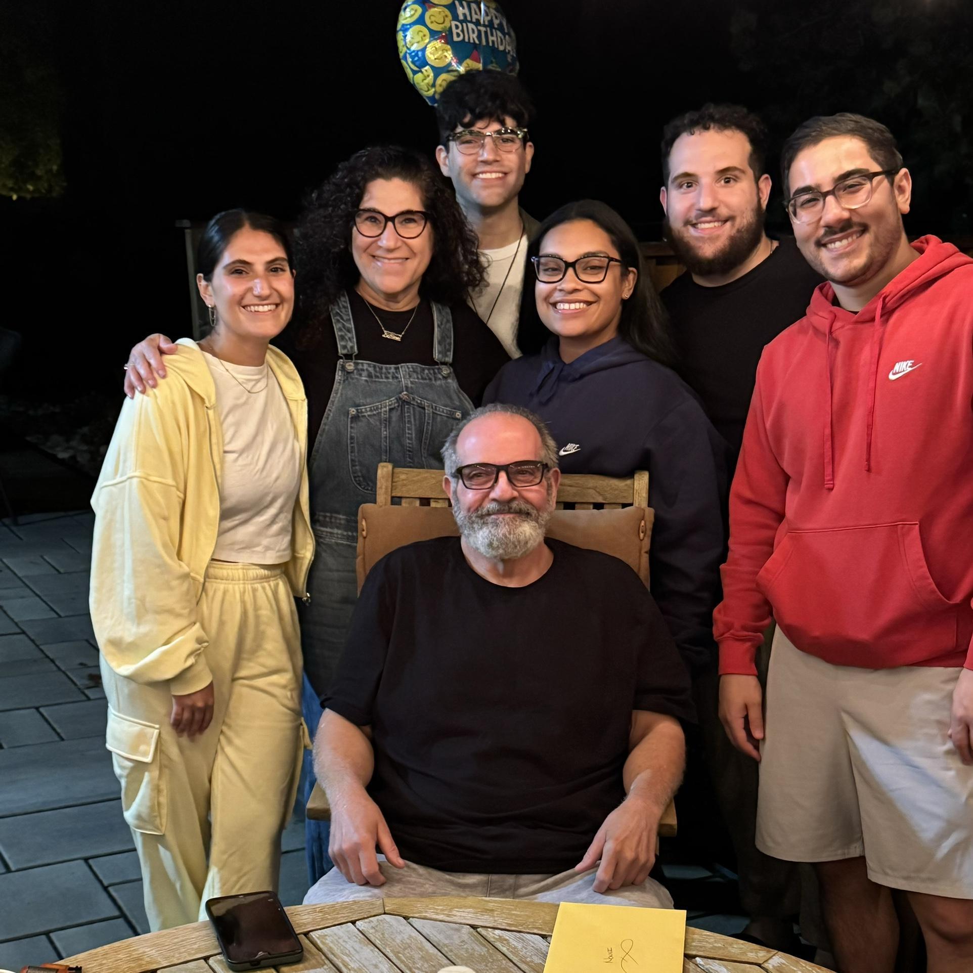 Celebrating birthdays together with Gabby’s family