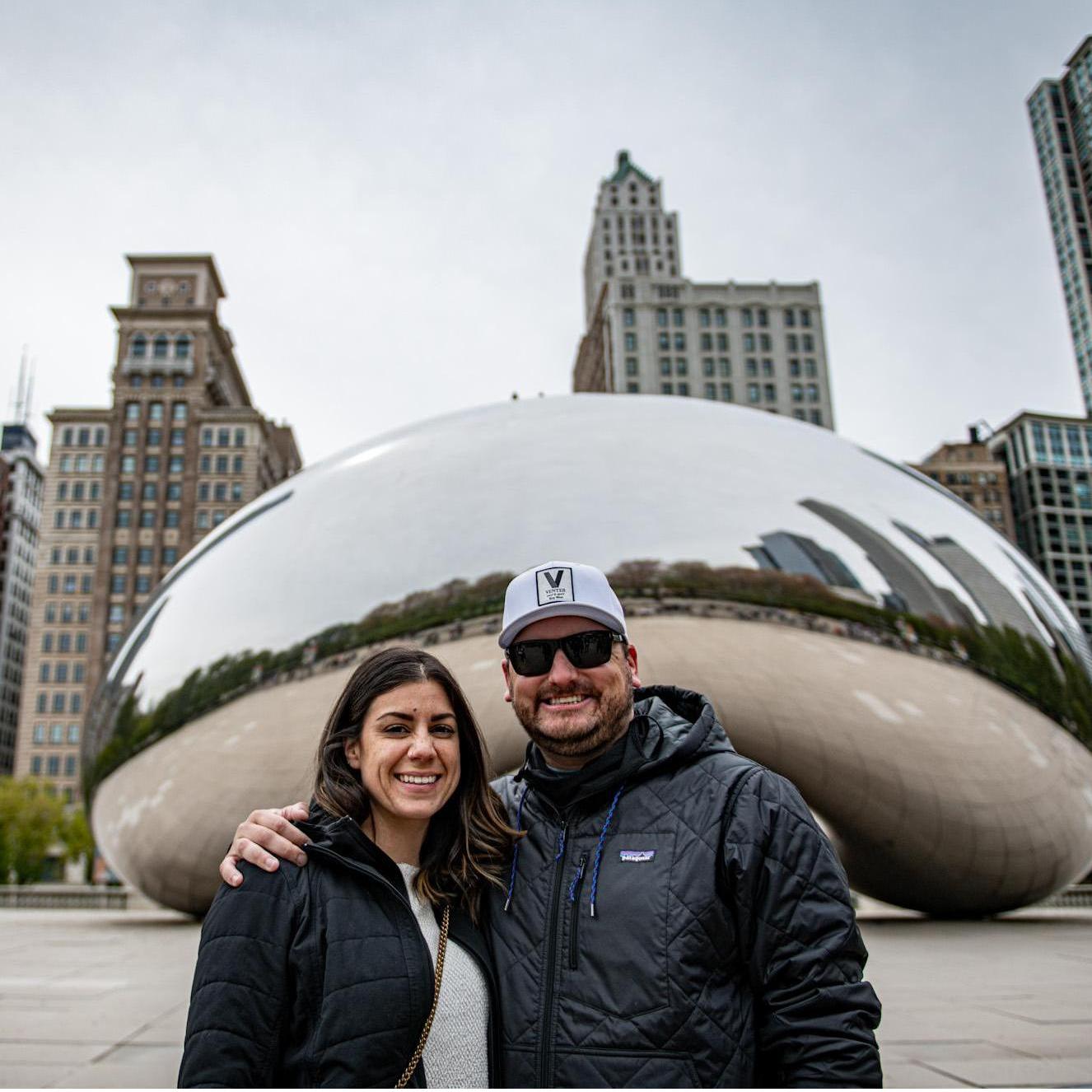 Visting the Bean in Chicago