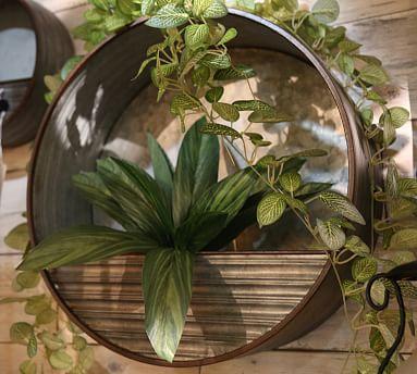 Galvanized Wall Planter