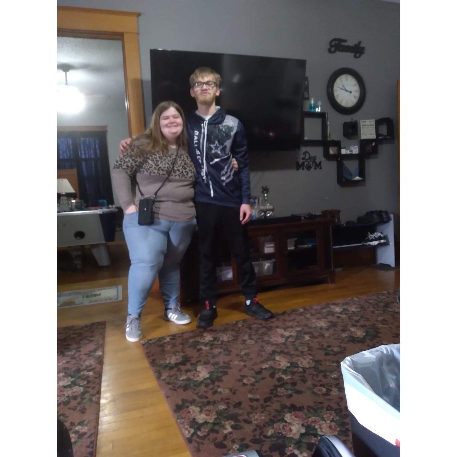 Our first meeting (obviously very romantic, hence Adreyan in sweatpants)