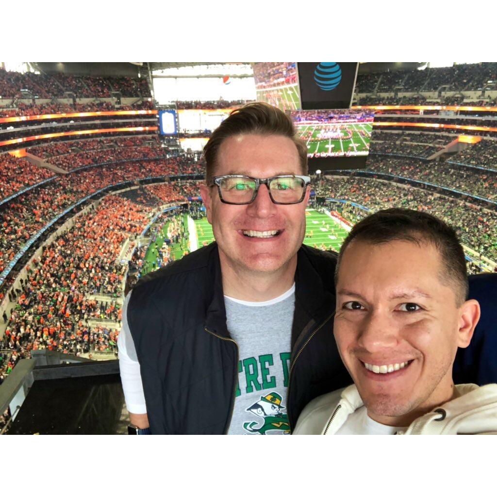 Engagement day and the Cotton Bowl!