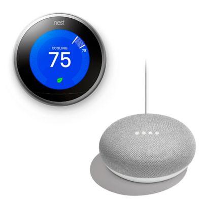Nest® Learning Gen 3 Thermostat in Copper with Bonus Google Home Mini