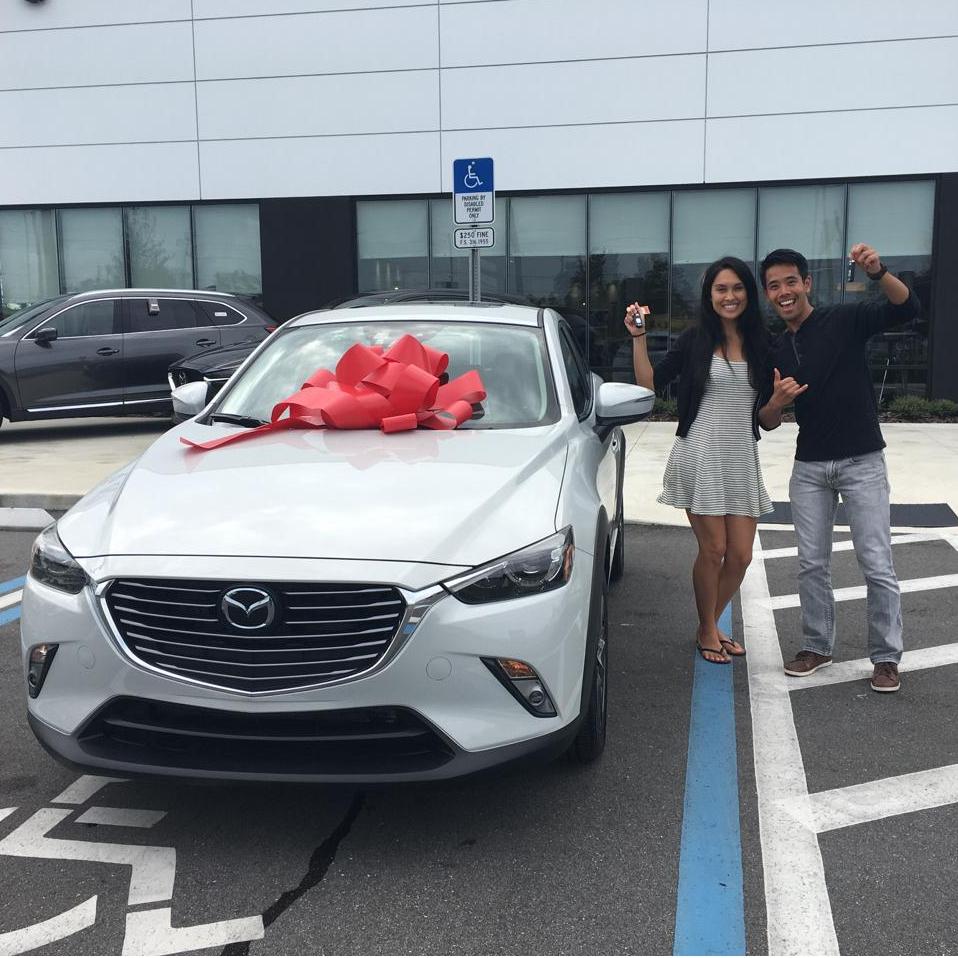 Christine's first car!
