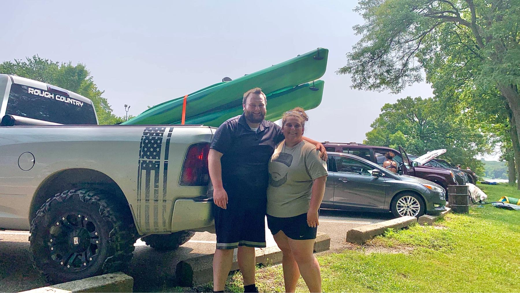 The start of our kayaking adventures