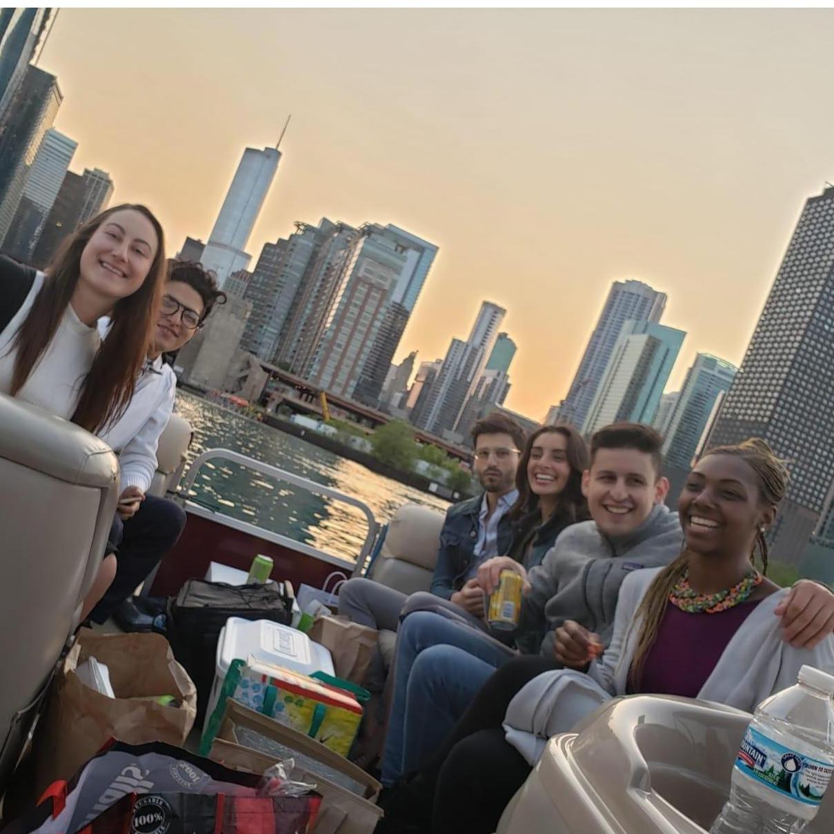 Chicago River Bday celebration