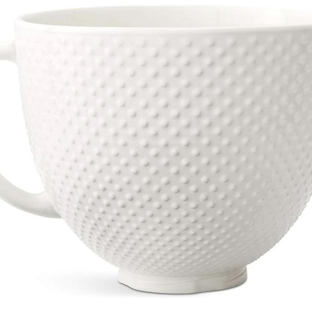 KitchenAid 5 Quart Hobnail Ceramic Bowl