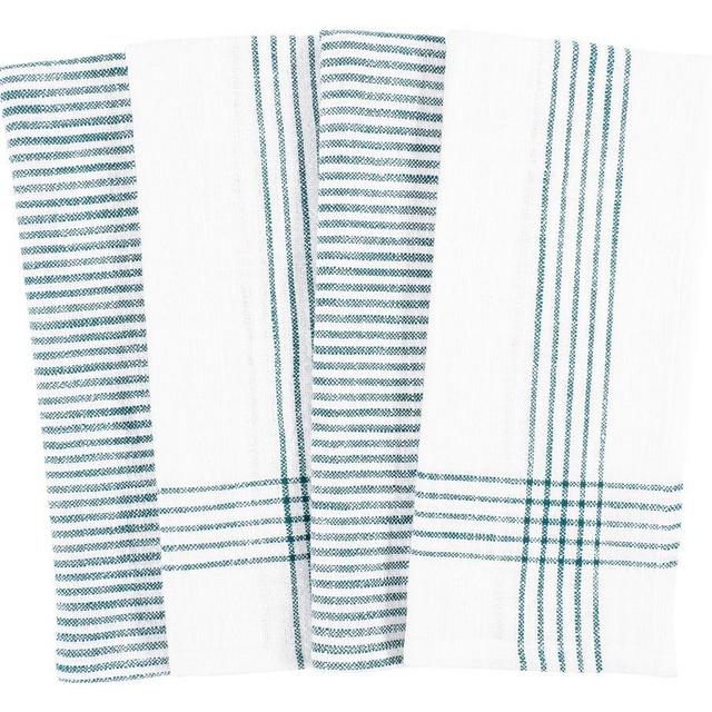 Monaco Washed Cotton Dish Towels, Set of 4 - Teal