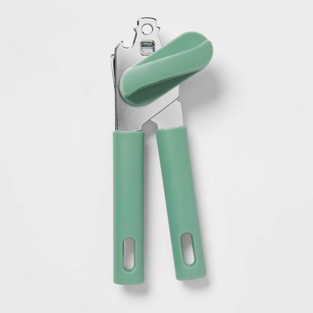 Plastic and Metal Kitchen Can Opener Green - Room Essentials™