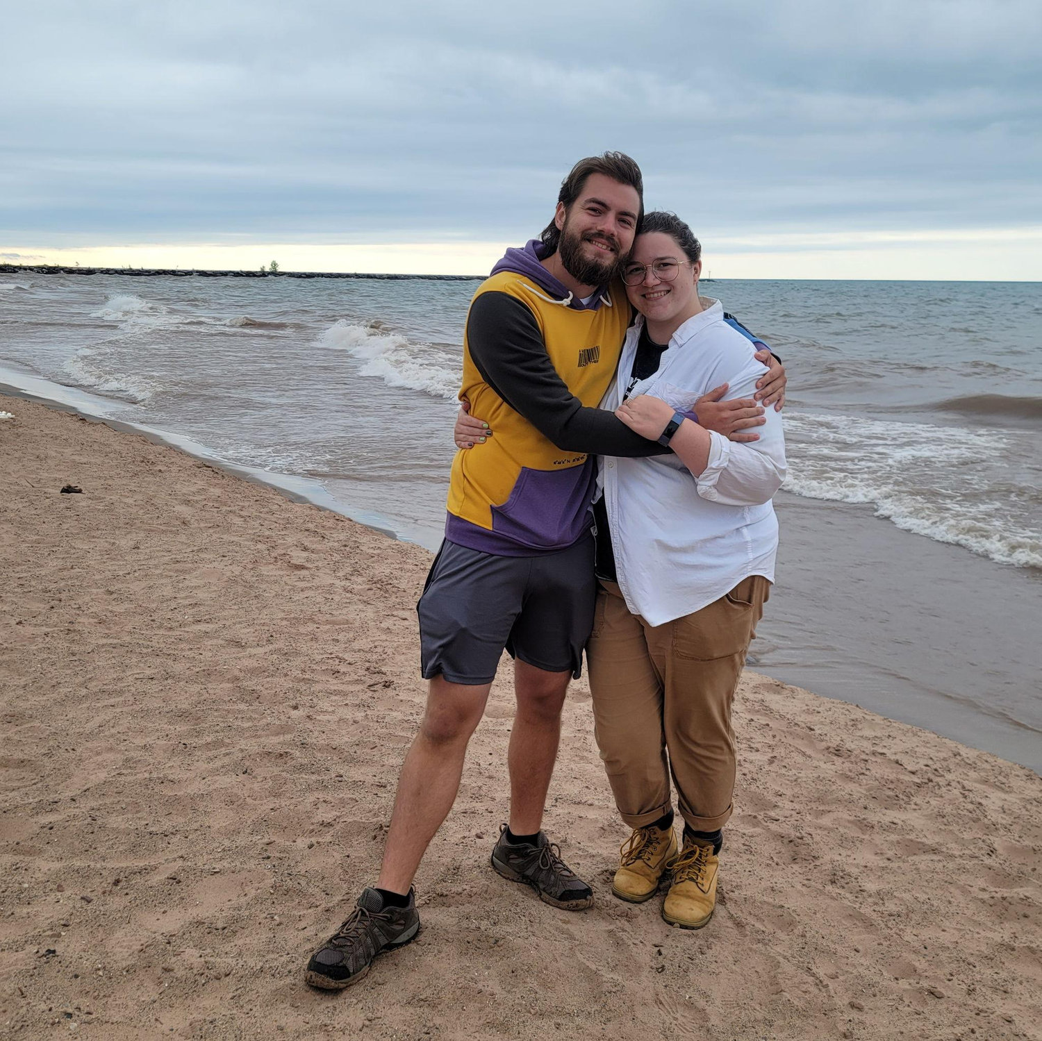 Michael's first time seeing Lake Superior.