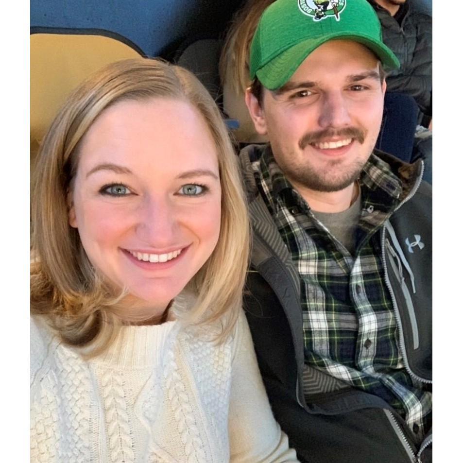 Celtics game for Lucas's birthday 2019