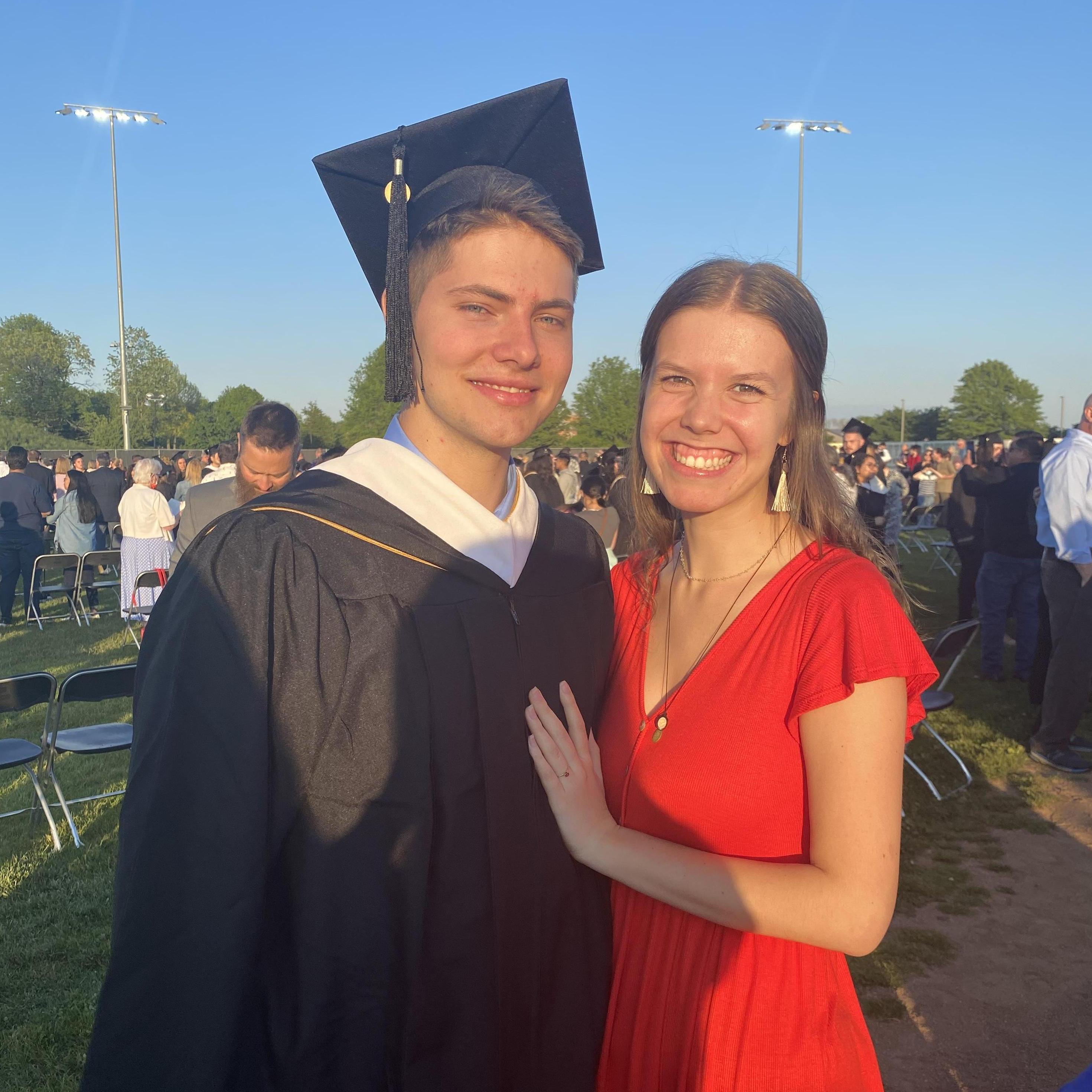 At Paul's baccalaureate Mass the night before his graduation on May 15!