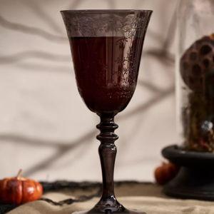 Smoked Thorny Floral Glass