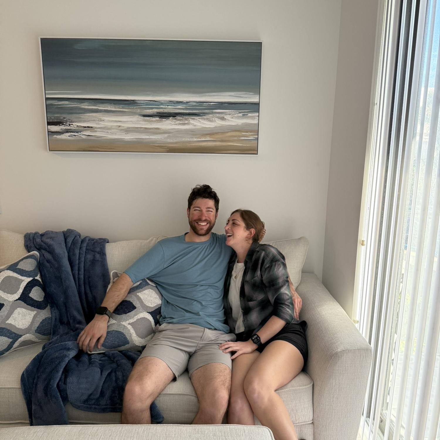 First night in our apartment together