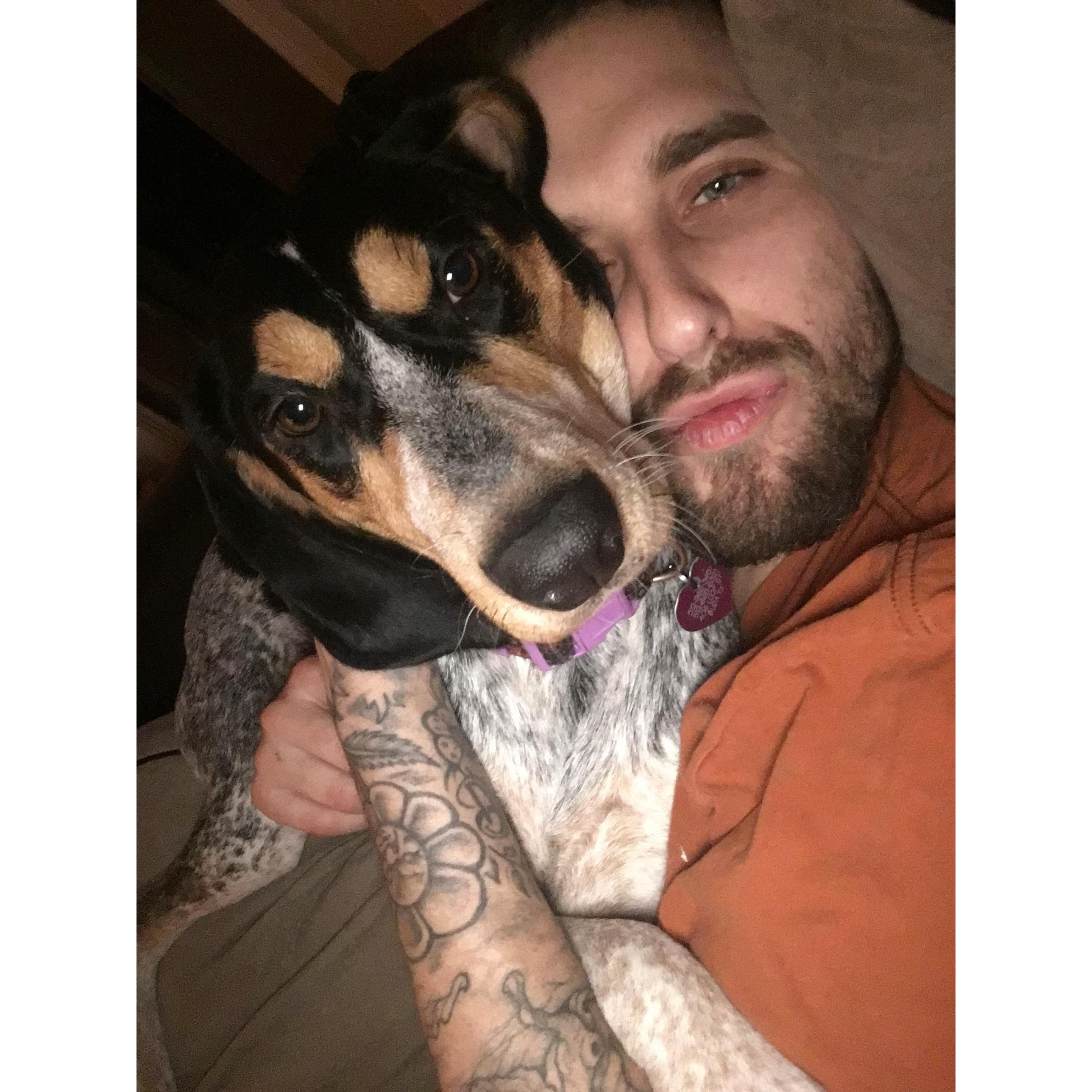 Gypsy is definitely a "Daddy's Girl".