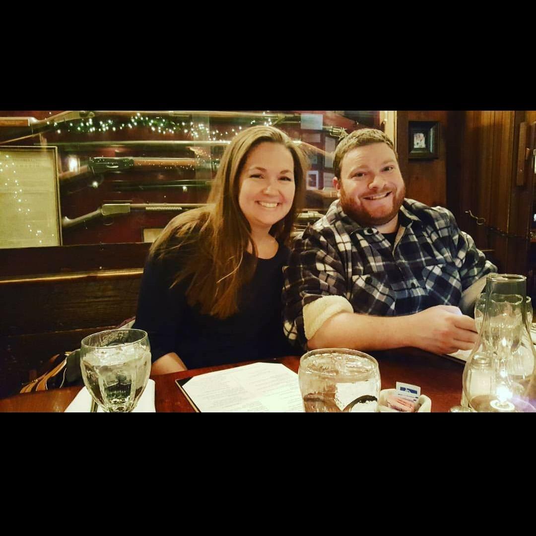 Our first photo together