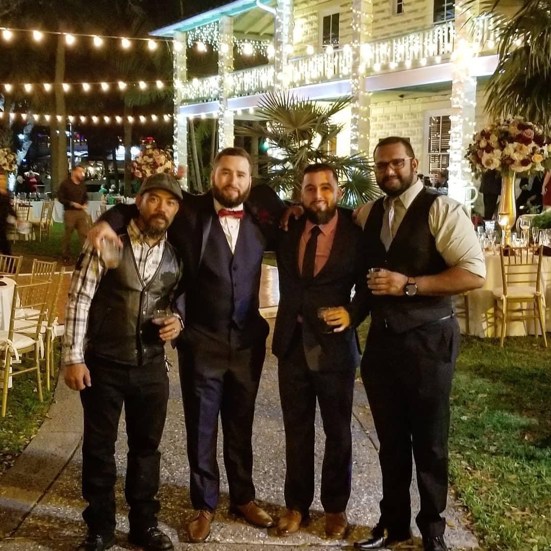 Well hello groomsmen 👋🏾