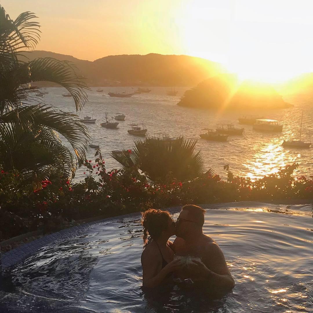 We got engaged in Brazil and celebrate our love together.