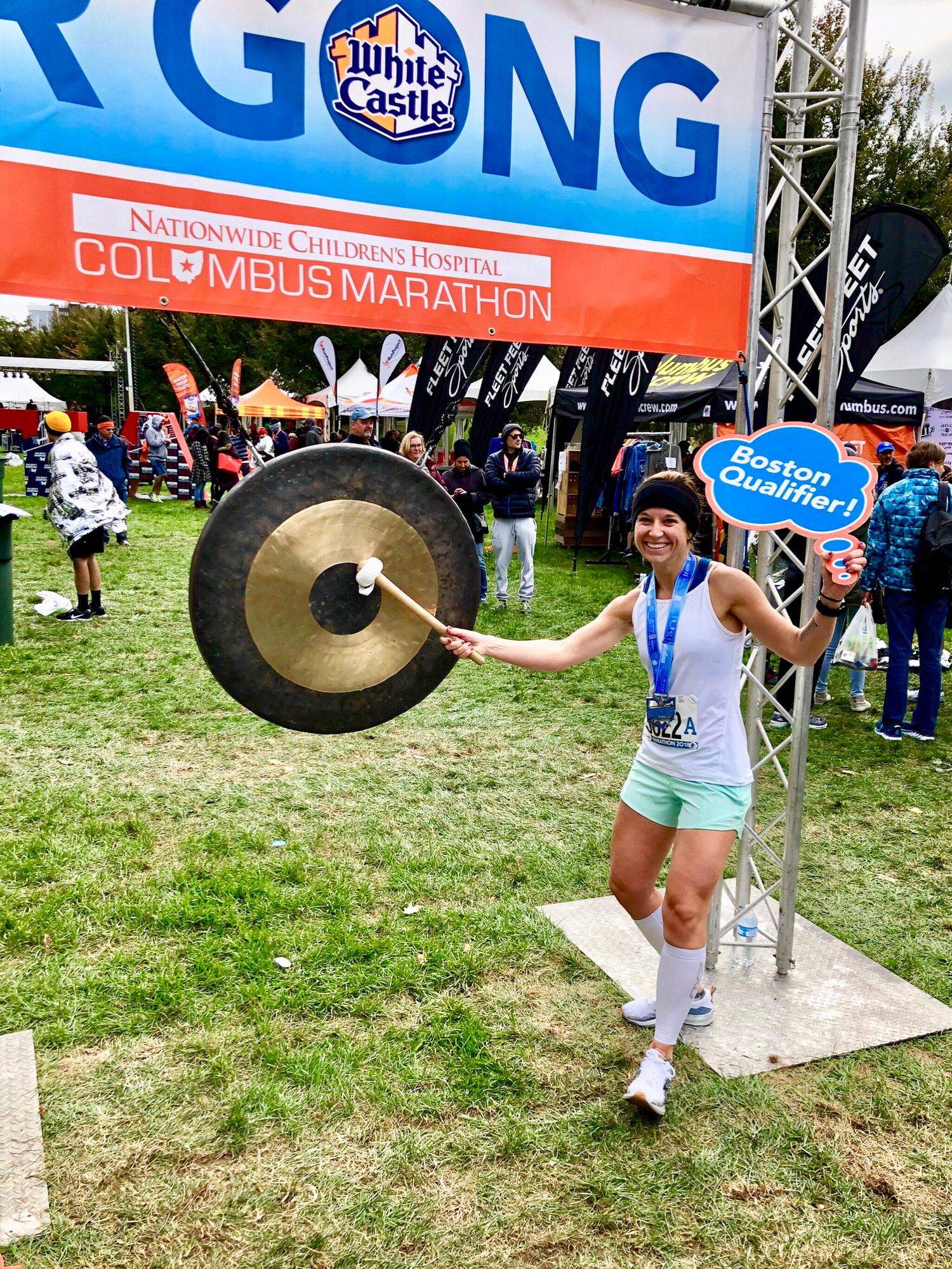 Columbus Marathon 2018 - Kara’s 1st BQ