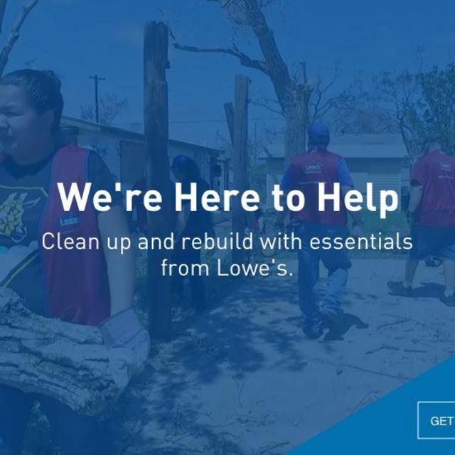 Link to Lowe's Home Improvement Home Page