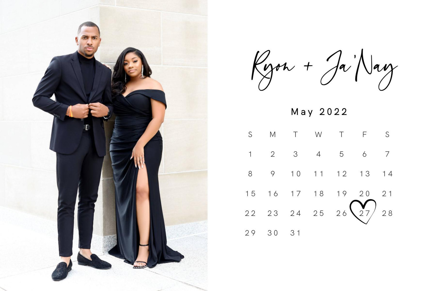 The Wedding Website of Ryon Hill and Ja'Nay Ford
