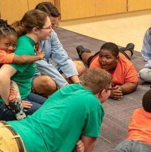 This photo was taken during a science show during Seth and Gillienne's Junior year of high school before they started dating.