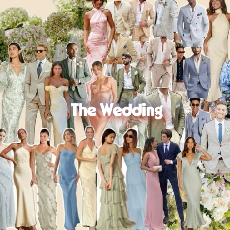For the Wedding and Reception, the dress code is "Formal". For the men, think suits, ties recommended. For the ladies, think ankle to floor length dresses, colors encouraged!