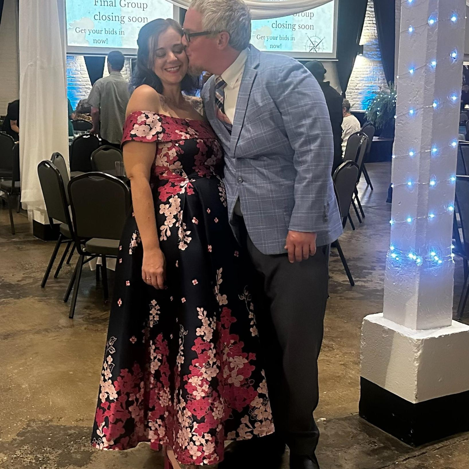 Dexter took Kari to the Augusta County Historic Society Gala just so she could wear this dress