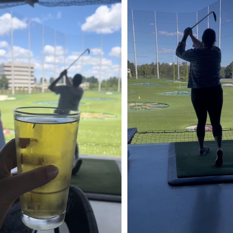 For our 2nd anniversary we went to Top Golf where the same things could be said! We enjoyed the sunshine, pretzel bites, & Millers. We knew June 23rd would always be important to us.