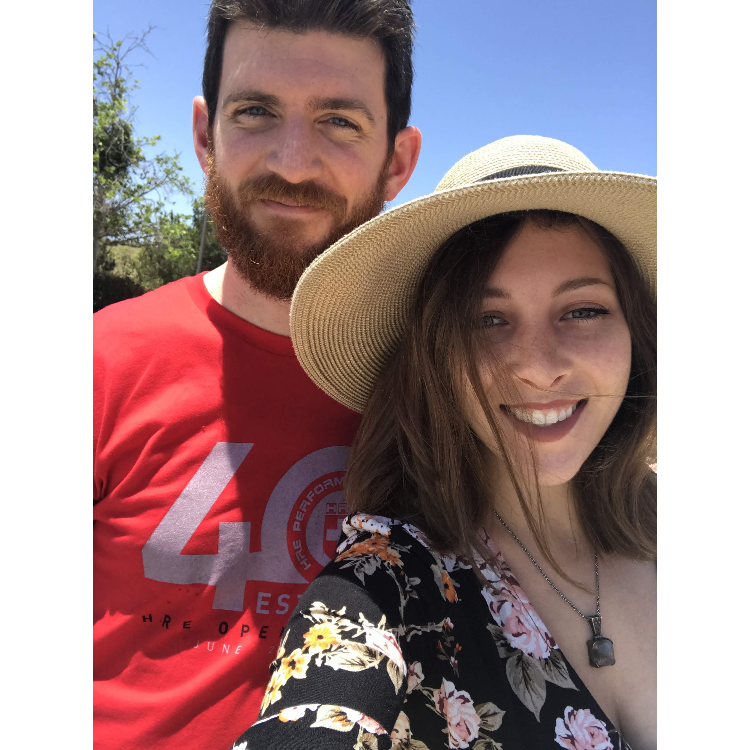 our first "couple" photo together
