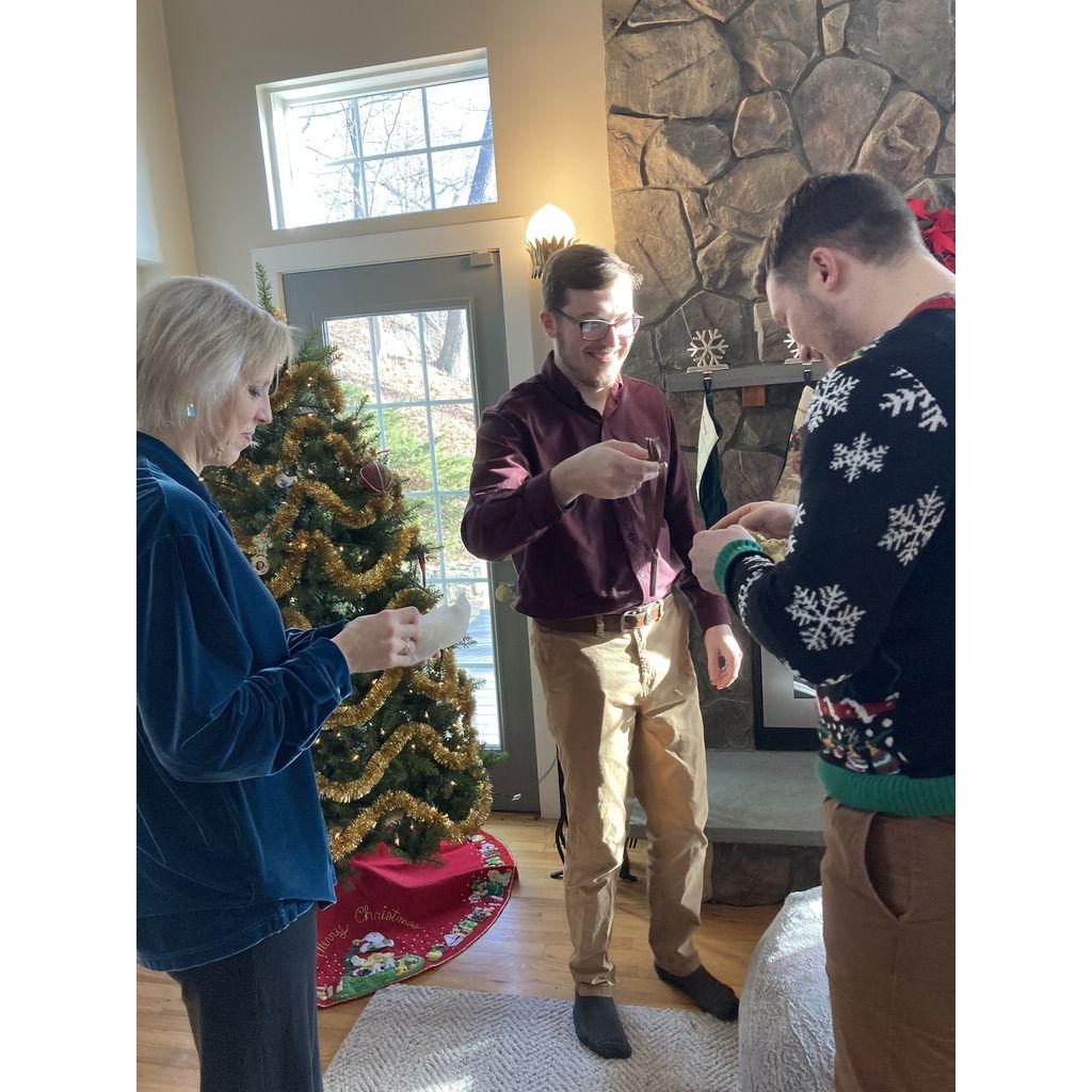 First time decorating the tree together