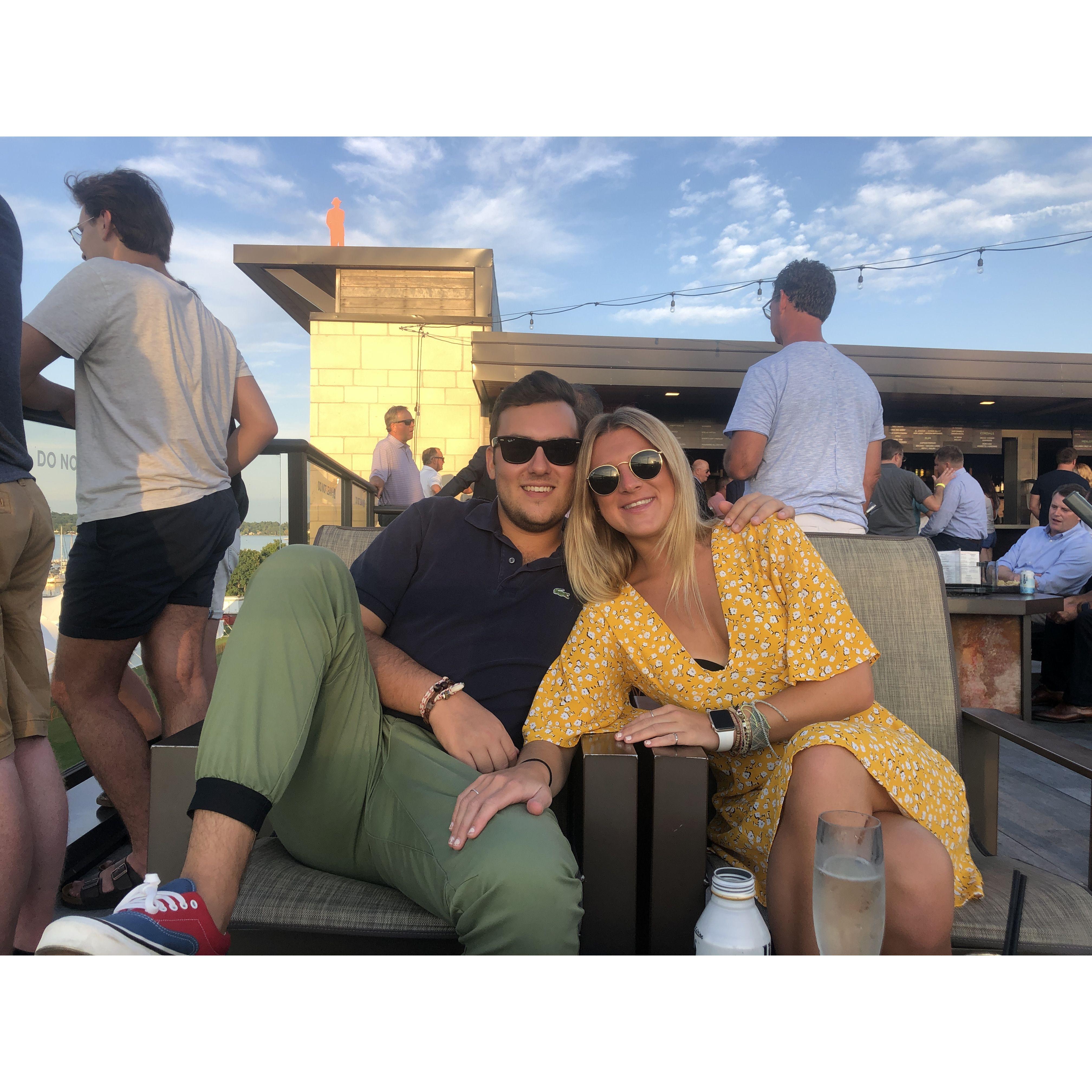 First trip up north together. Traverse City, 2019.