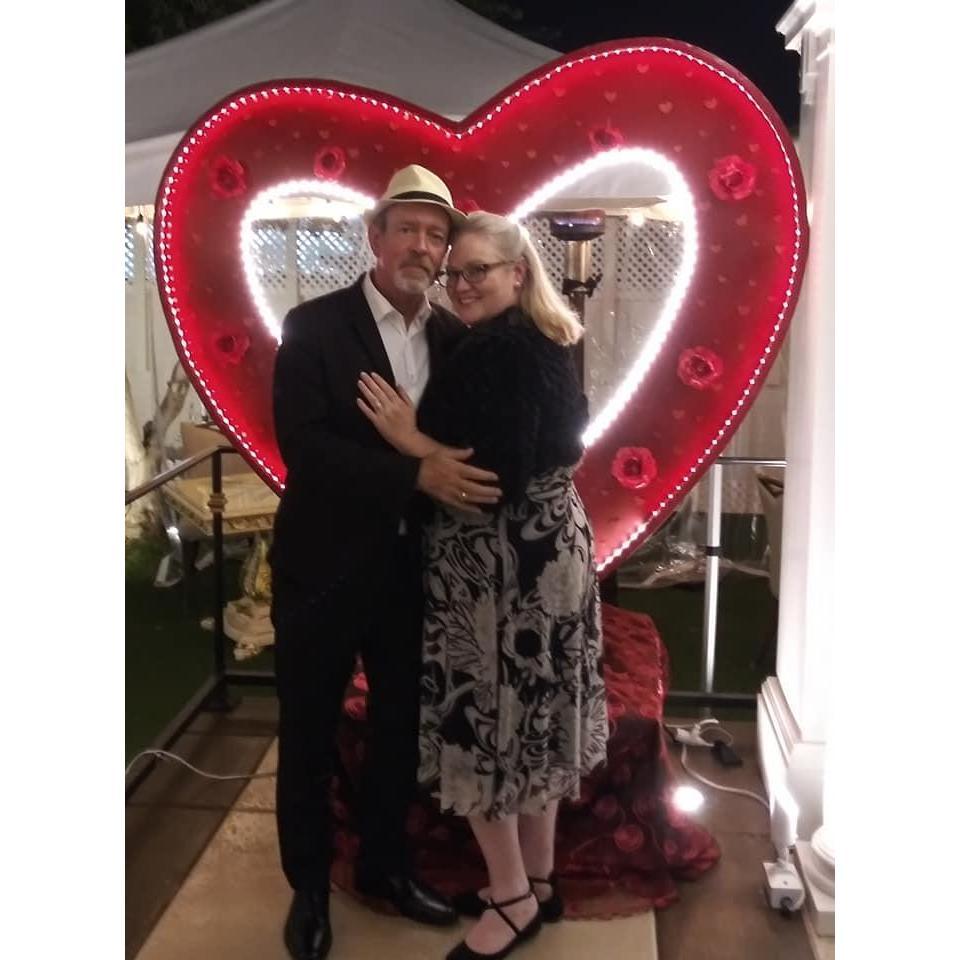 Anaheim White House dinner after engagement photo shoot