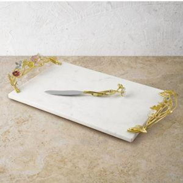 Wildflowers Cheese Board with Knife