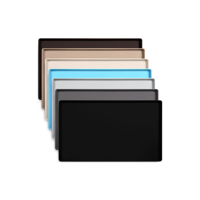 DogBuddy Dog Food Mat, Small, Black