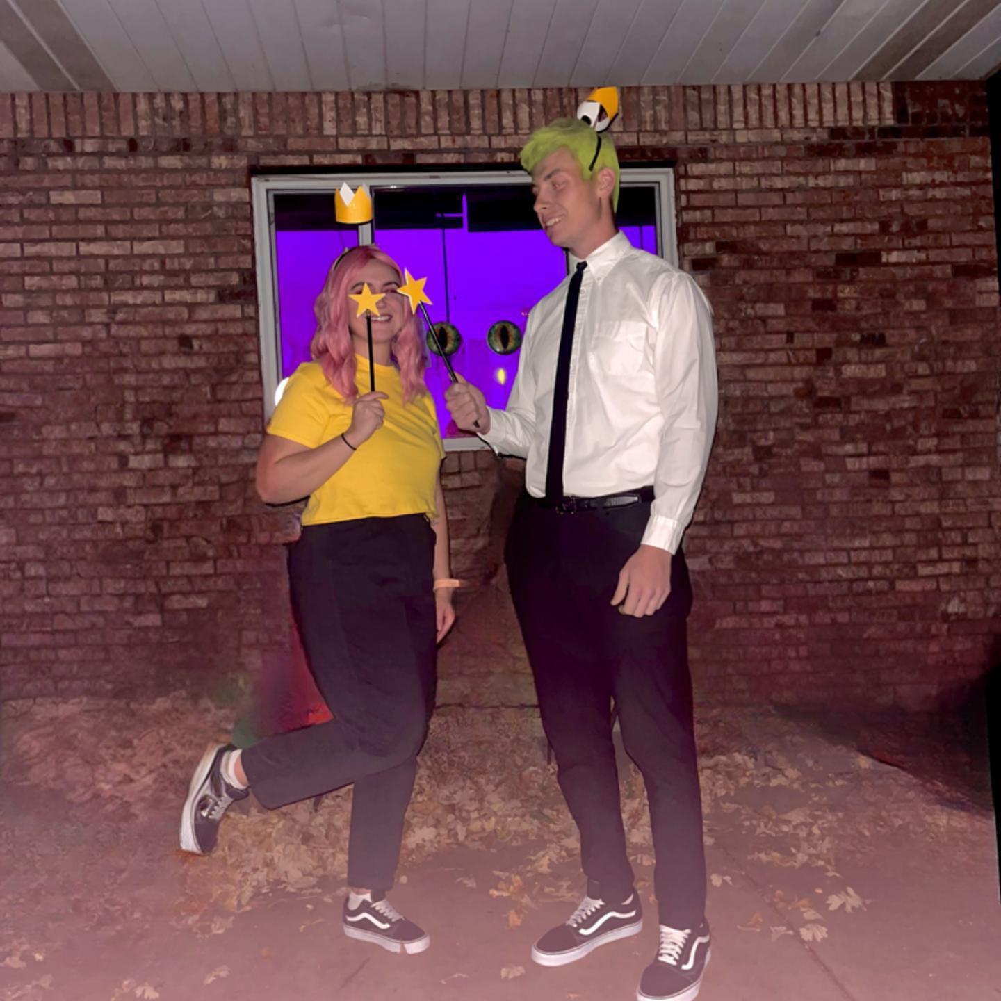 Cosmo and Wanda had a night out. Halloween 2022.