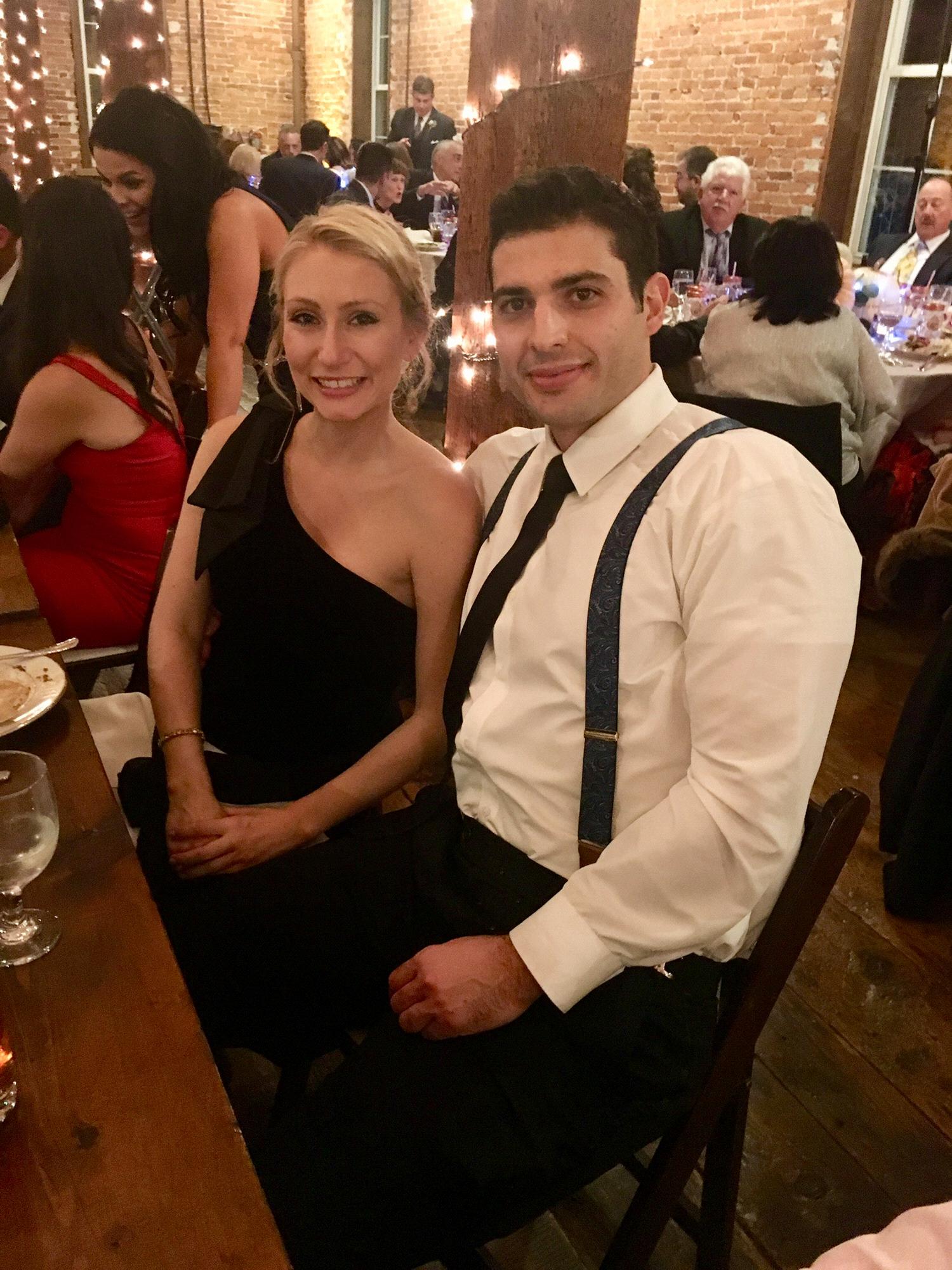 At Chelsea and Drew's wedding, November 24, 2017