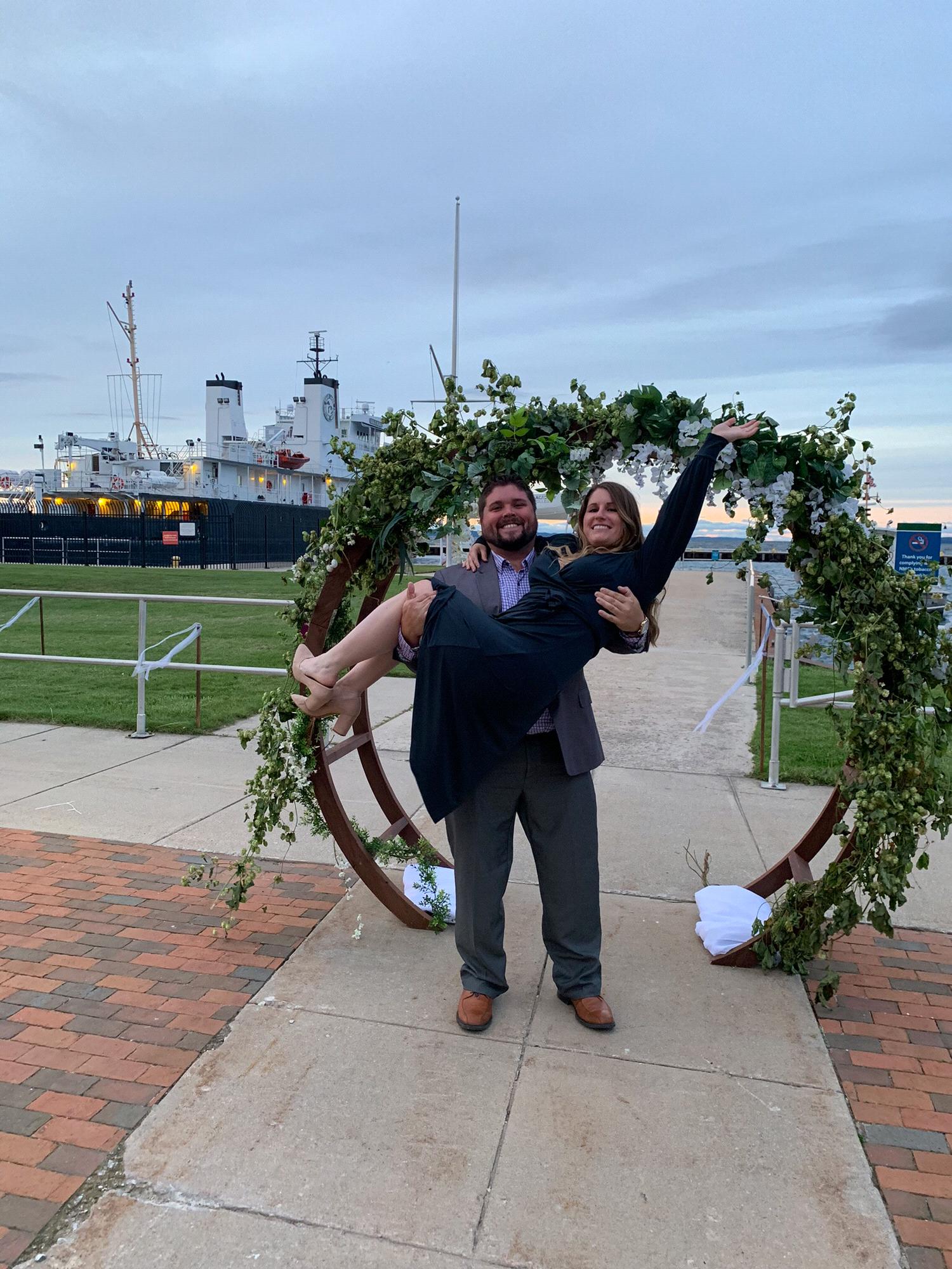 Our friends Vanessa and Ryan's wedding in Traverse City, MI.