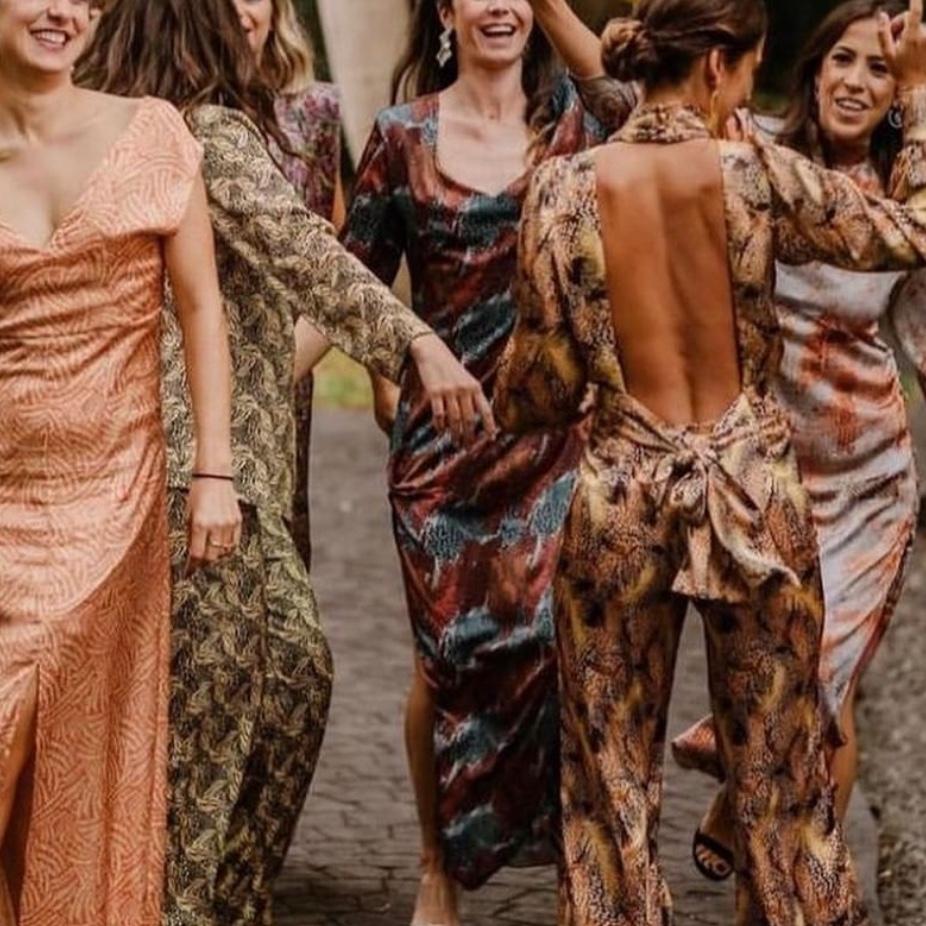 Bohemian prints are such a great choice especially for the boho hippie look for summer (Fun Fact: the bride has been a self proclaimed Hippie since she was little ;)