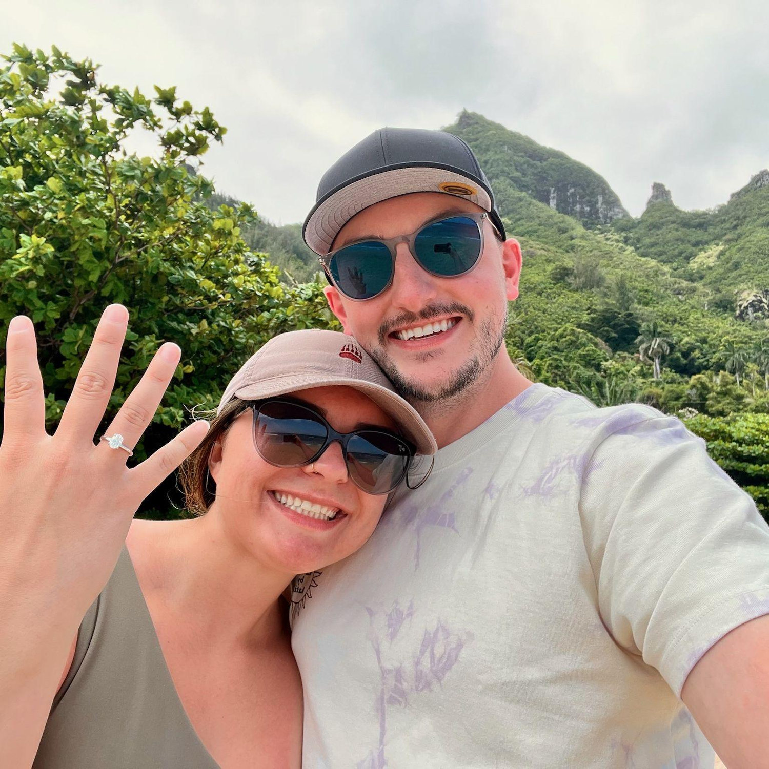 Tyler proposed on June 5th 2024 on the Hawaii island Kaui on the Ha'ena Beach.