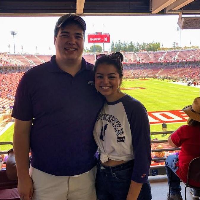 2019 - Northwestern game at Stanford. Go Cats!
