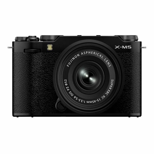 Fujifilm X-M5 Mirrorless Digital Camera XC15-45mmF3.5-5.6 OIS PZ Lens Kit - Black