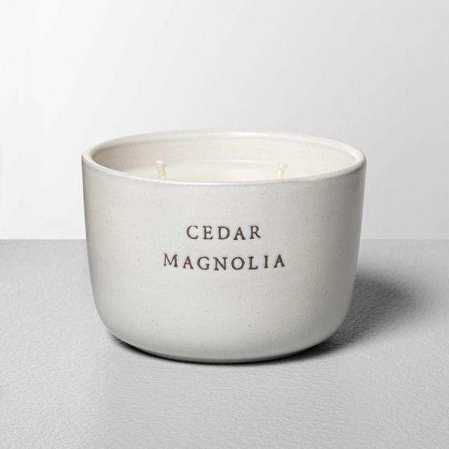 Ceramic Candle Cedar Magnolia - Hearth & Hand™ with Magnolia